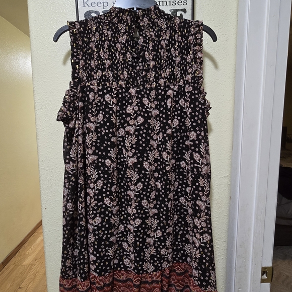 Maurices Black and Pink Floral Dress - Picture 2 of 3